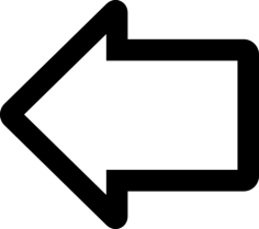 Left Arrow Outline Silhouette Cutting Svg Files, Free Vectors File